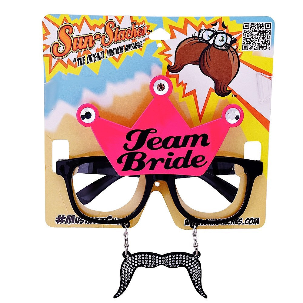 Team Bride Glasses Bachelorette Party Favors Sun Staches Sunstaches