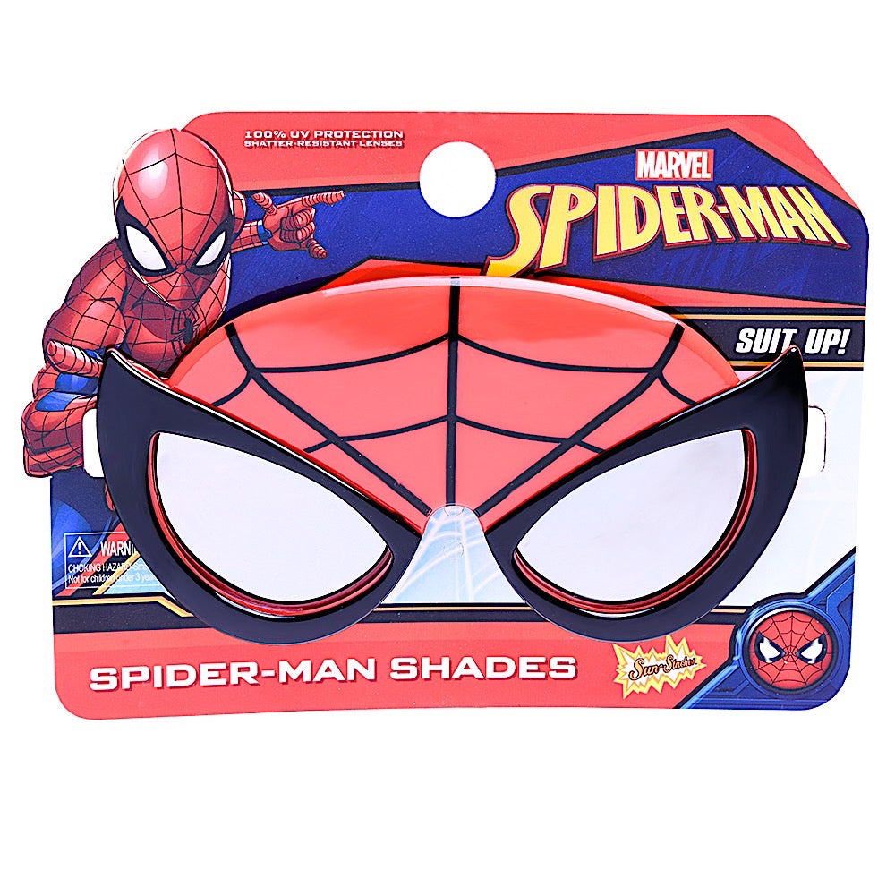 Spider Man Kids Arkaid Sunglasses Sun-Staches — Troy's Readers